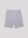 Lacoste Branded Bands Cotton Fleece Blend Shorts - Grey Chine 