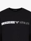 Emporio Armani Lounge L/S Logo T-Shirt - Black 