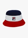 Fila Marco Tricolour Heritage Logo Bucket Hat - Fila Red/White/Fila Navy