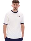 Fila Marconi Ringer T-Shirt - White/Fila Navy