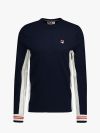 Fila Silas L/S T-Shirt - Fila Navy/Egret