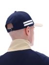 Sergio Tacchini Hazard Classic Baseball Cap Hat - Maritime Blue/Humus