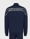 EA7 Emporio Armani Logo Series Cotton Full Tracksuit - Navy Blue