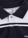 Sergio Tacchini New Young Line Polo Shirt - White/Maritime Blue