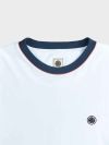 Pretty Green Tilby Ollier Tipped T-Shirt - White