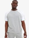 Nicce ORB T-Shirt - Light Grey Marl/White