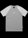 Nicce ORB T-Shirt - Light Grey Marl/White