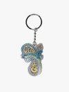 Pretty Green Campbell Paisley Keyring - Multi Colour