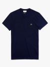 Lacoste Crew Neck Jersey T-Shirt - Navy Blue