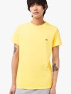 Lacoste Crew Neck Jersey T-Shirt - Yellow