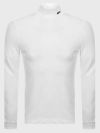 Lacoste Turtleneck Cotton Pique T-Shirt - White