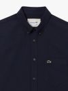 Lacoste Regular Fit Cotton Shirt - Navy Blue