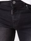 Belvotti Milano Plain Slim Denim Jeans - Black Wash