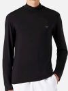 Emporio Armani Lounge Turtle Neck Sweater - Black