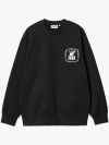 Carhartt WIP Stamp State Sweatshirt - Black/White