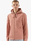 Pretty Green Hooded Stratford Hooded Overshirt - Pink 