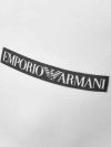 Emporio Armani Lounge Printed Strip Logo T-Shirt - White