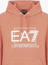 EA7 Emporio Armani Visibility Cotton Hooded Sweatshirt - Cafe Creme
