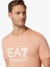 EA7 Emporio Armani Visibility Logo T-Shirt - Cafe Creme