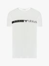 Emporio Armani Lounge S/S Logo T-Shirt - White/Black