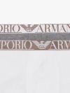 Emporio Armani 2 Pack Endurance Trunks - White/Dark Grey 