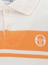 Sergio Tacchini Young Line Polo Shirt - Gardenia/Tangerine