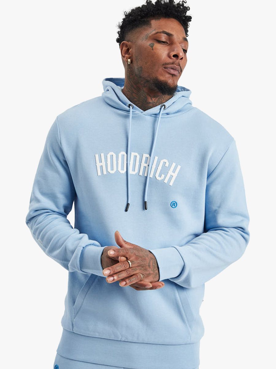Hoodrich OG Import Hoodie - Placid Blue/White/Malibu Blue | Spiralseven