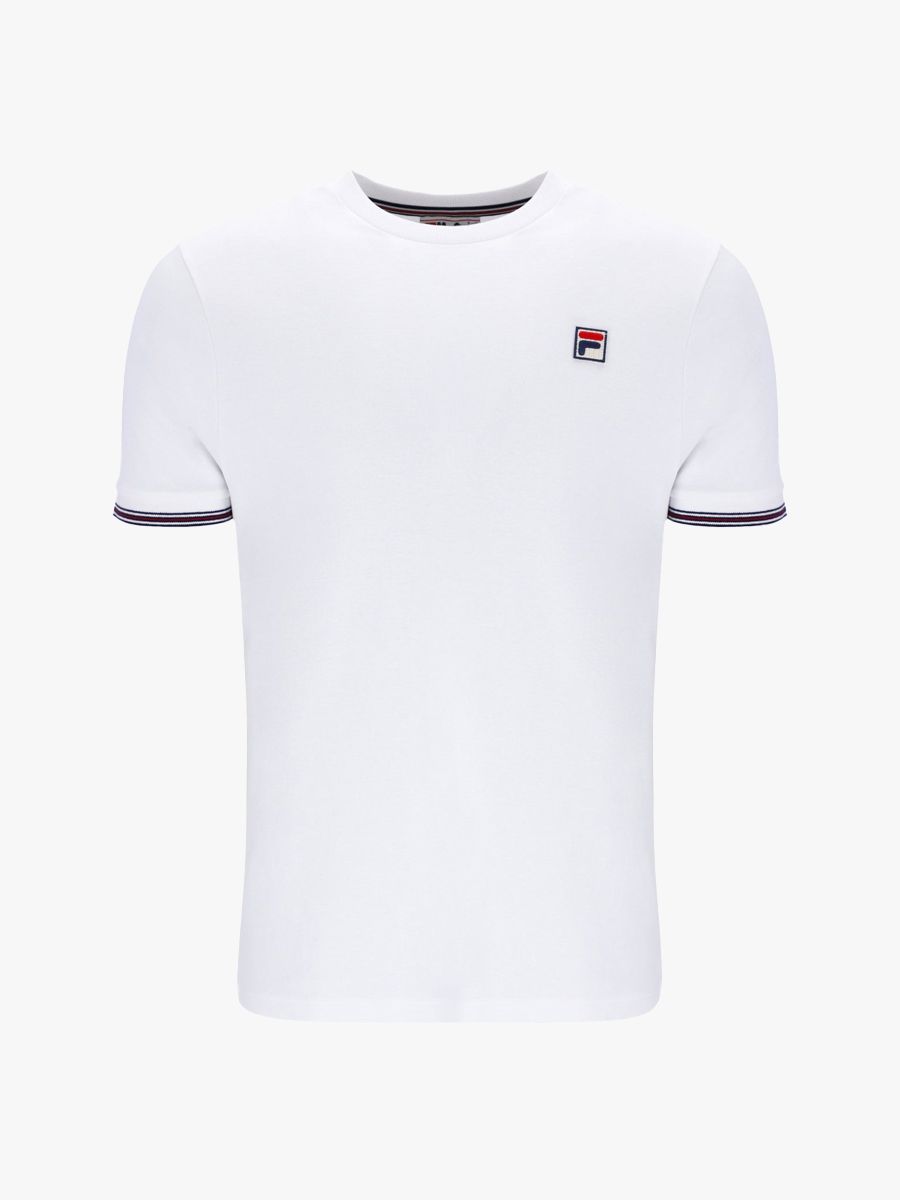 Fila Caleb Crew Neck T-Shirt - White