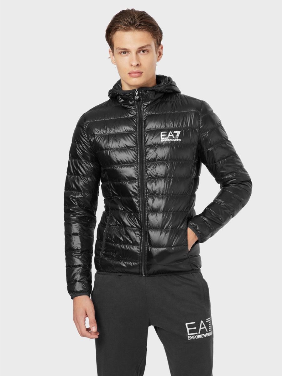Kinderpaleis Roux Nederigheid EA7 Emporio Armani Core Quilted Down Jacket - Black | Spiralseven