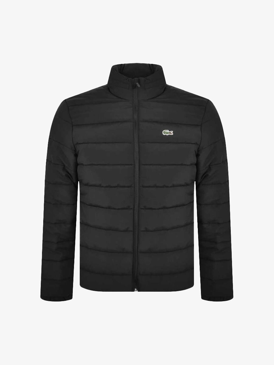 Lacoste Hooded Puffer Jacket - Black | Spiralseven