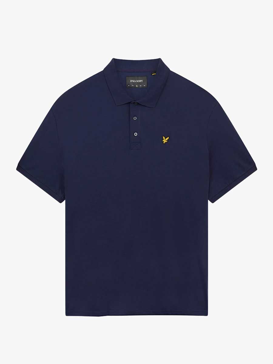Lyle & Scott Plain Polo Shirt - Navy