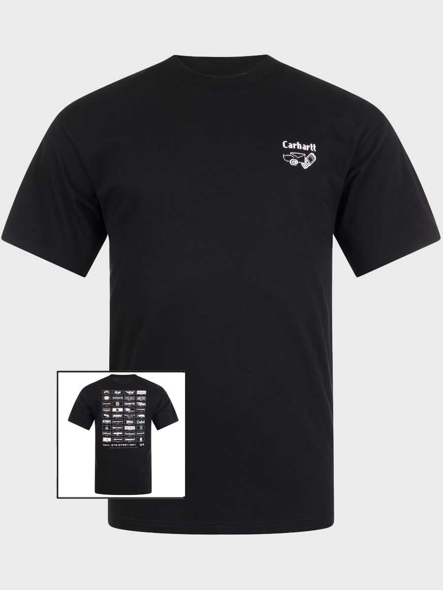 Carhartt WIP S/S Screensaver T-Shirt - Black