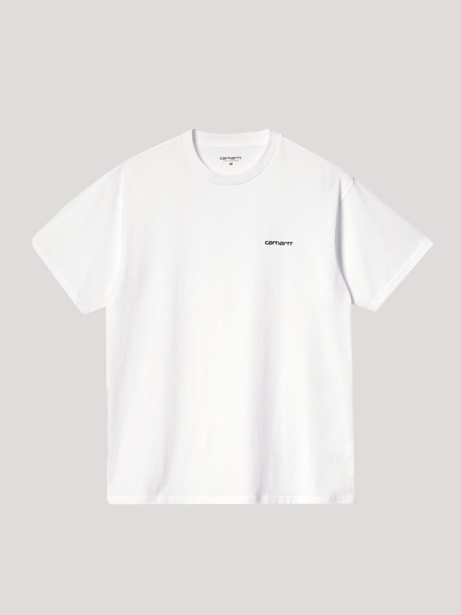 Carhartt WIP Script Embroidery T-Shirt - White 