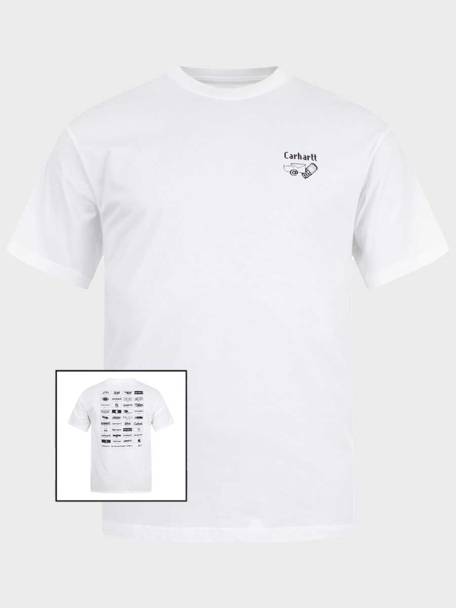 Carhartt WIP S/S Screensaver T-Shirt - White