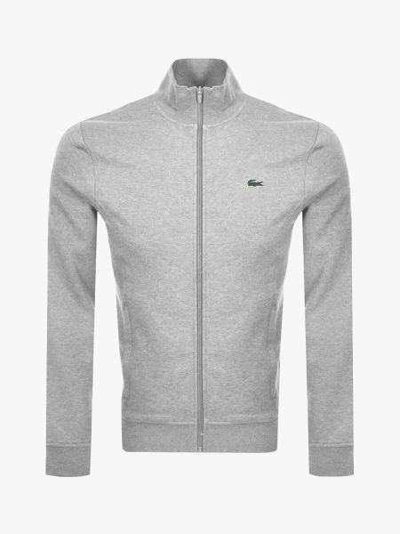 Lacoste Funnel Neck Track Top - Silver Chine 