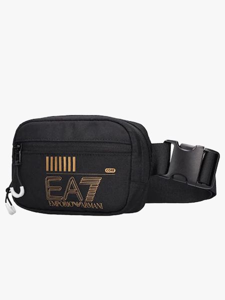 EA7 Emporio Armani Train Core Belt Bag - Black/Gold