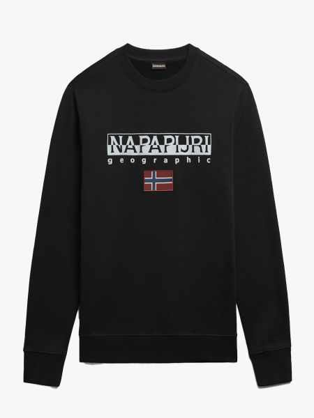Napapijri Ayas Crew Neck Sweatshirt - Black 