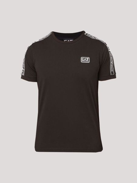 EA7 Emporio Armani Logo Tape T-Shirt - Black 