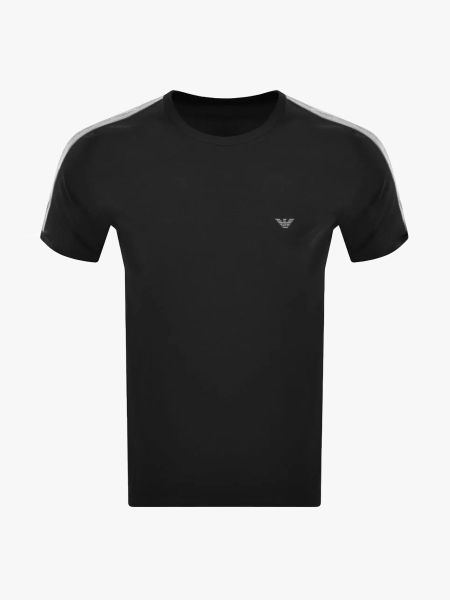 Emporio Armani Lounge Stretch Cotton T-Shirt - Black
