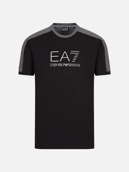 EA7 Emporio Armani Athletic Colour Block T-Shirt - Black 