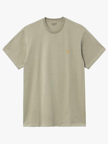 Carhartt WIP SS Chase T-Shirt - Agave/Gold