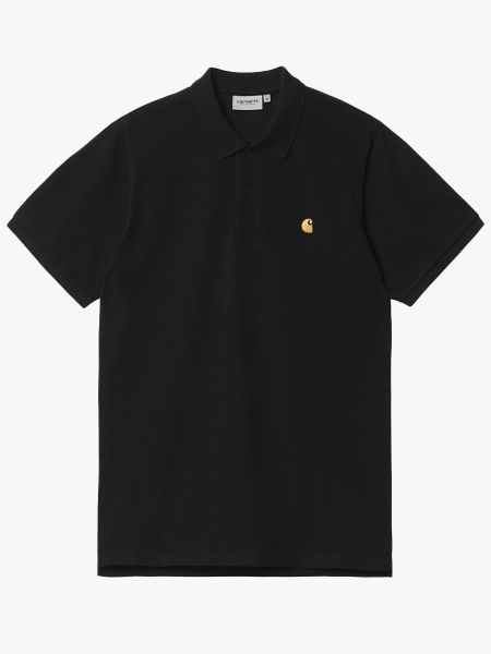 Carhartt WIP Chase Pique Polo Shirt - Black