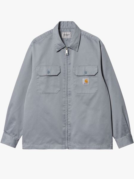 Carhartt WIP Craft Zip Shirt - Mirror Rinsed
