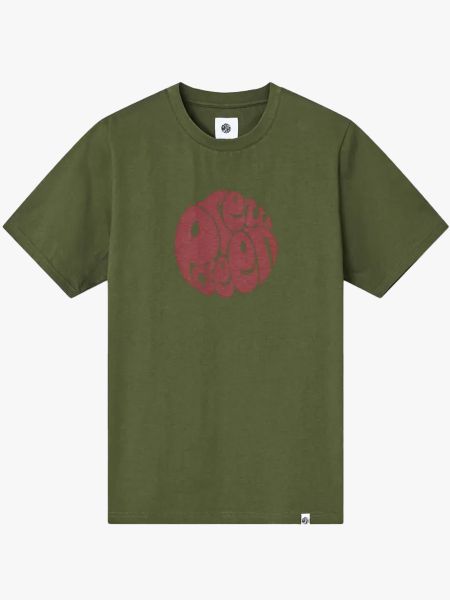 Pretty Green Gillespie Logo T-Shirt - Dark Green