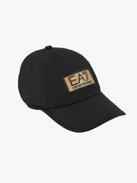 EA7 Emporio Armani ASV Gold Label Baseball Cap - Black