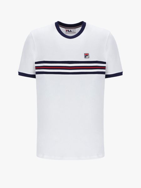 Fila Joey T-Shirt - White/Fila Navy/Fila Red