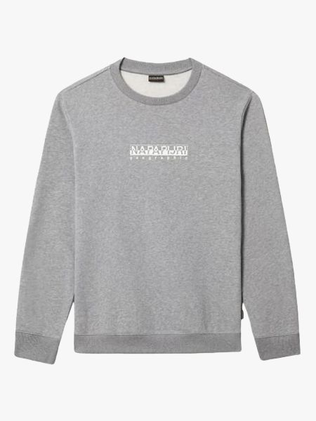Napapijri Crew Neck Box Sweatshirt - Grey 