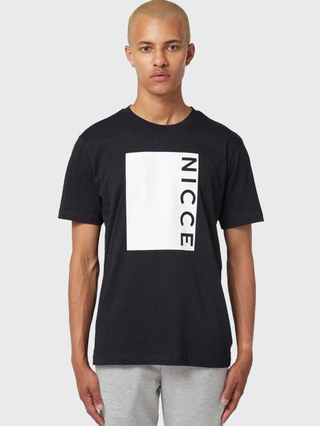 Nicce Cube T-Shirt - Deep Navy