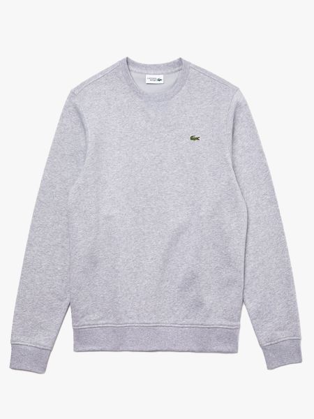 Lacoste Sport Cotton Blend Fleece Sweatshirt - Silver Chine