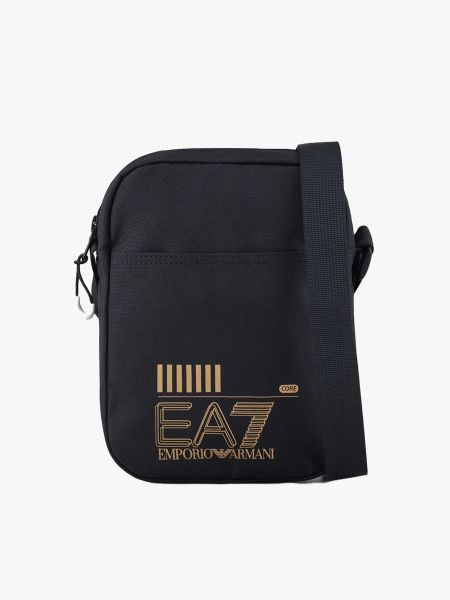 EA7 Emporio Armani Train Core ID Small Shoulder Bag - Black/Gold